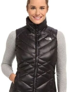 The North Face Women's Black Quilted Down Vest